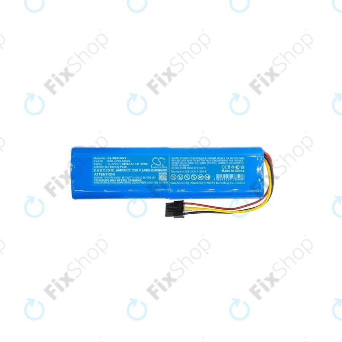 Батерия за Xiaomi Roborock S-series, T-series, Q-series, BRR-2P4S-6800, Li-Ion 14.4V 6800mAh, HQ