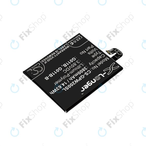 Батерия за Google Pixel 2 XL G011C, 3800mAh, Li-Pol, 3.85 V, G011B, HQ
