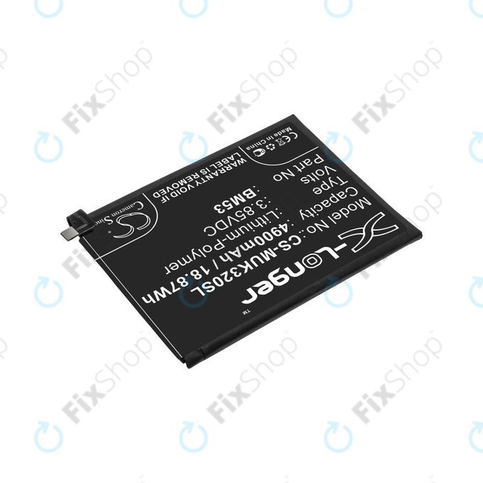 Батерия за Xiaomi Mi 10T 5G M2007J3SY, 4900mAh, Li-Pol, 3.85 V, BM53, HQ