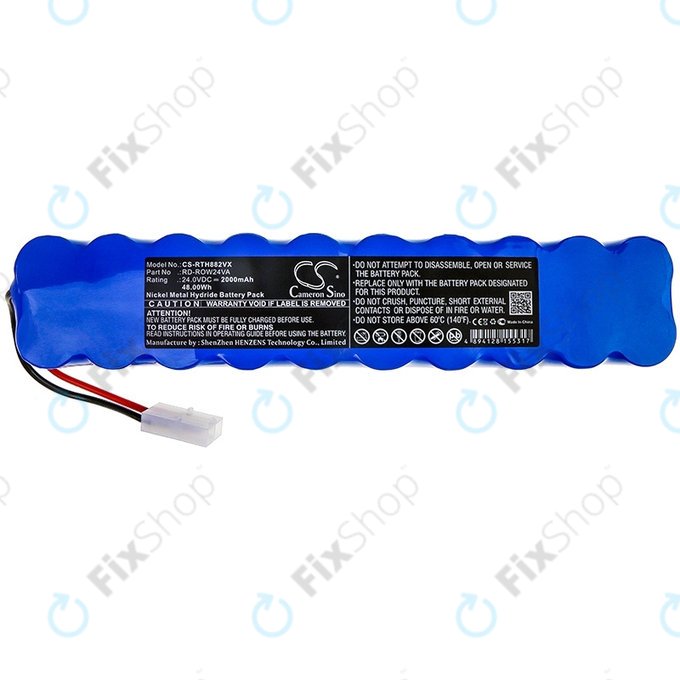 Батерия за Rowenta Air Force Extreme RH-series, RD-ROW24VA, Ni-MH 24.0V 2000mAh, HQ