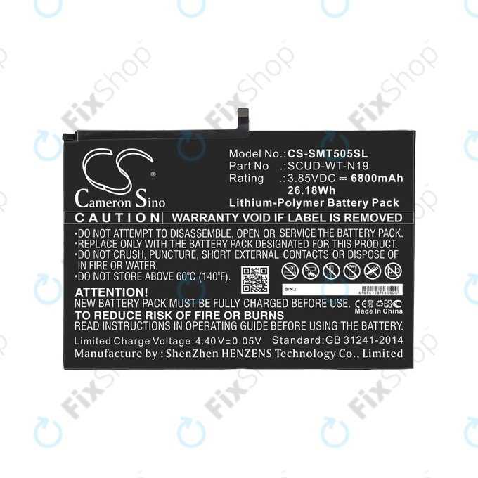 Батерия за Samsung Galaxy Tab A7, 6800mAh, Li-Pol, 3.85V, SCUD-WT-N19, HQ