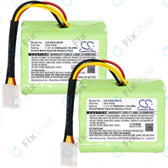 Батерия за Vorwerk Kobold VX100, Battery Pack 945-0006, Ni-MH 7.2V 3500mAh, HQ