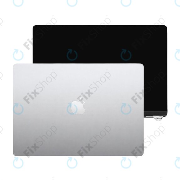 LCD дисплей за MacBook Air 13", A3113 (2024), с предно стъкло и капак, Silver, 661-40279, Genuine Apple