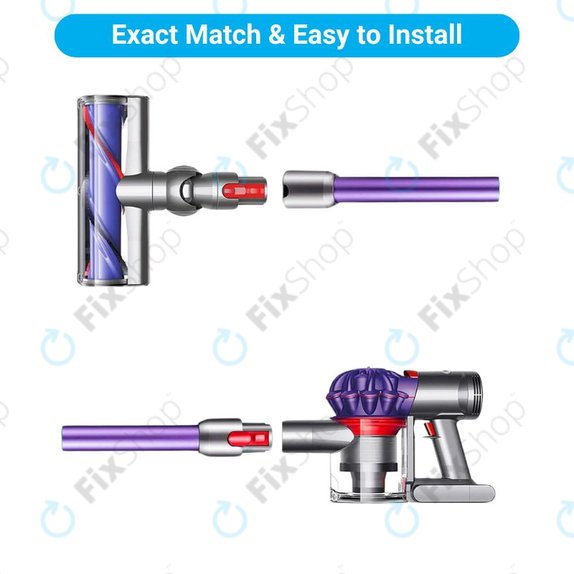 Смукателна тръба за Dyson V-series, Outsize, лилав, Purple