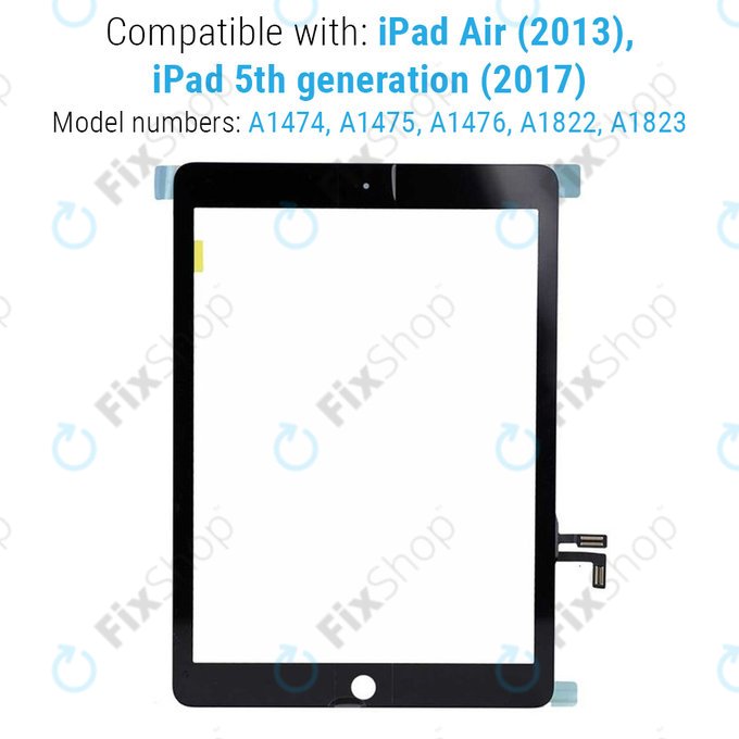 Тъчскрийн за iPad Air, iPad (5th Gen 2017), Black