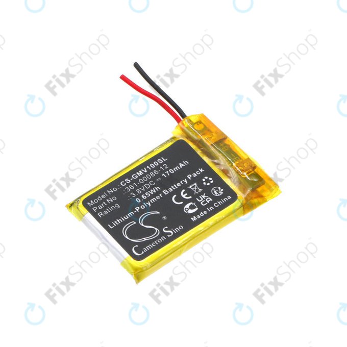 Батерия за Garmin Femix 6s Pro, Venu, 170mAh, Li-Pol, 3.8V, 361-00086-12, HQ