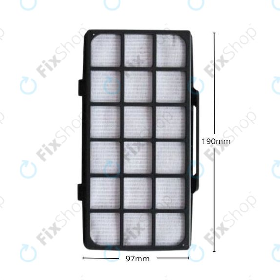 HEPA филтър + миещ се прахов филтър за Rowenta Silence Force, X-Trem Power (ZR006001)