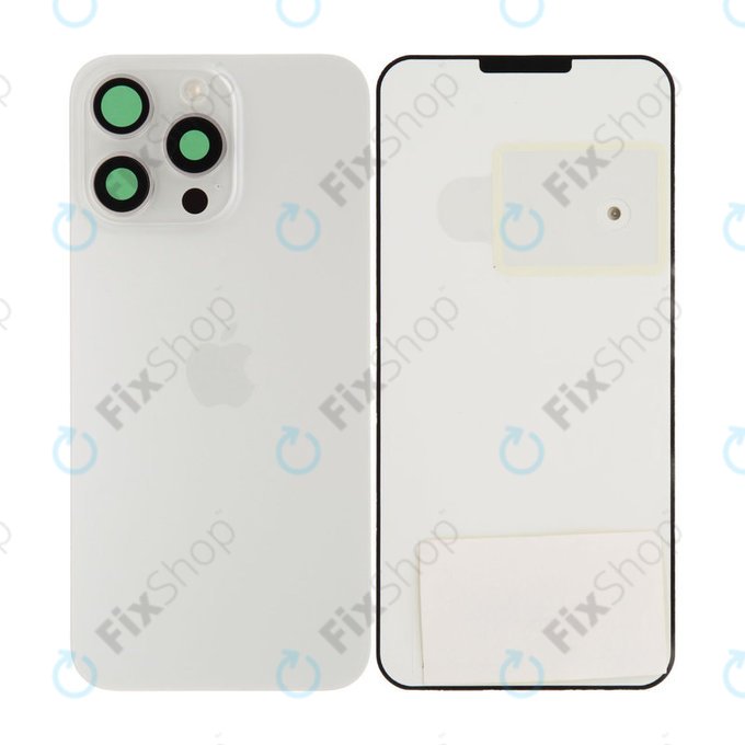 Стъкло на задния корпус за iPhone 15 Pro Max, White Titanium, 661-36908, Genuine Apple