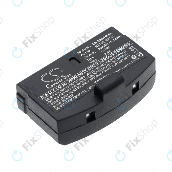 Батерия за Sennheiser, 60mAh, Ni-MH, 2.4V, BA150, HQ