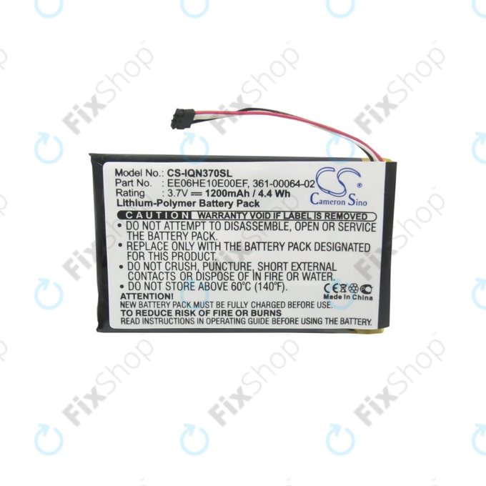 Батерия за Garmin Nuvi 3700, 3760, 3760T, 3790, 3790T, 361-00046-02, 361-00064-02, EE06HE10E00EF, 1200mAh, HQ