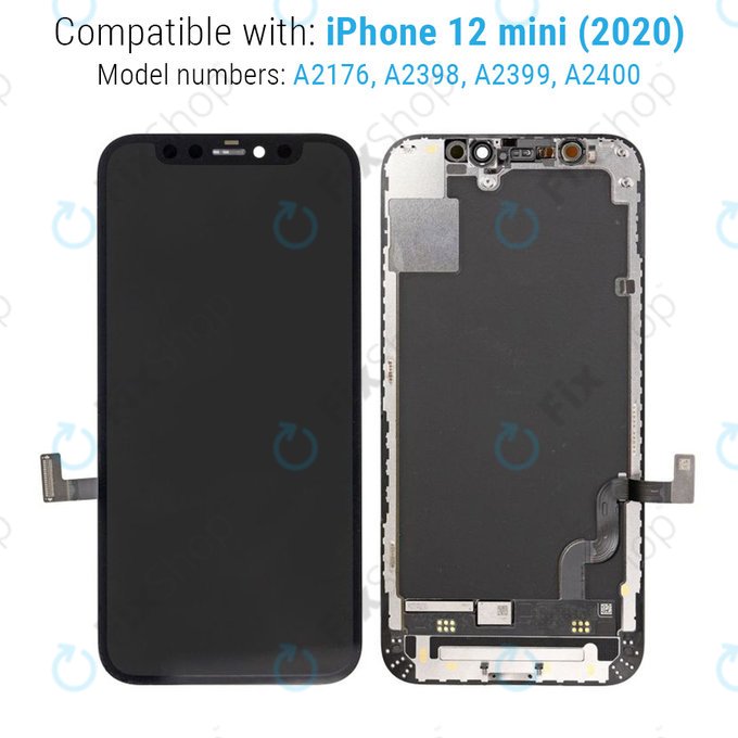 Дисплей за iPhone 12 Mini, Тъчскрийн с рамка, Refurbished