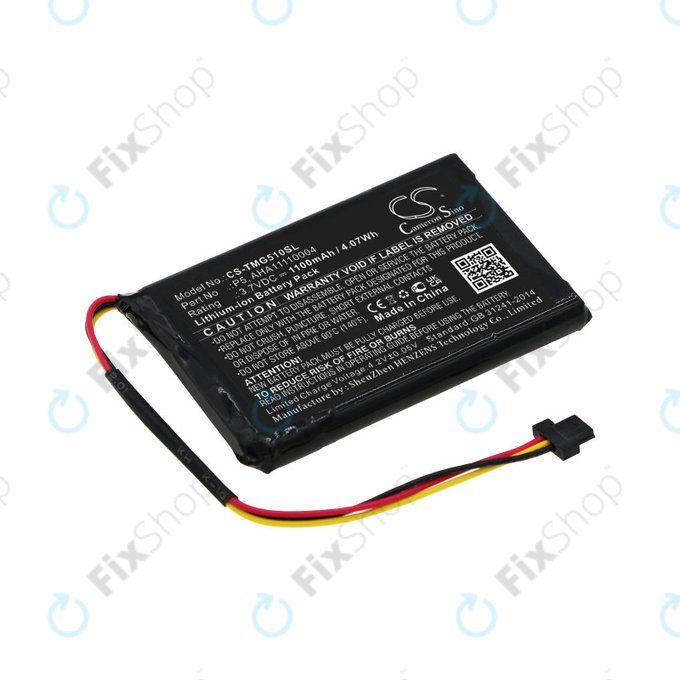 Батерия за TomTom Go 510, 1100mAh, Li-Ion, 3.7V, AHA11110004, HQ