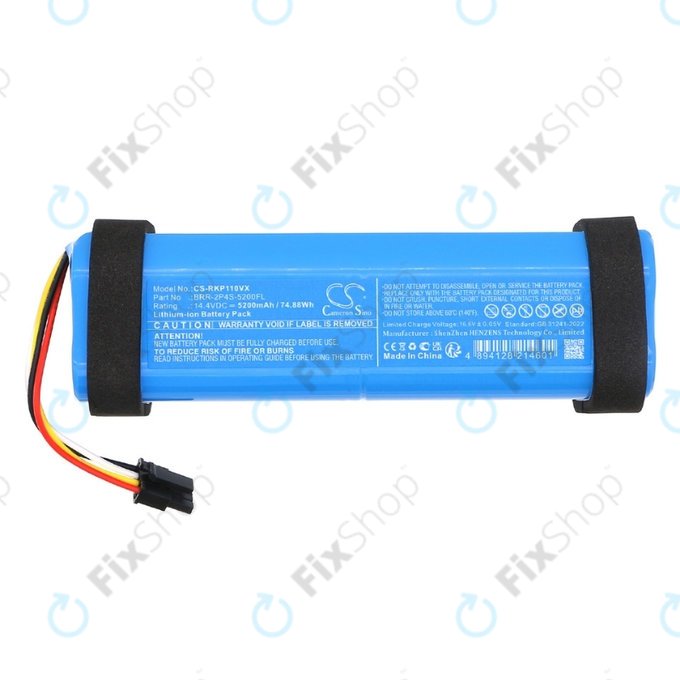 Батерия за Xiaomi Roborock Q5 Pro, Q5 Pro+, P10 Pro, 5200mAh, Li-Ion, 14.4V, BRR-2P4S-5200FL, HQ