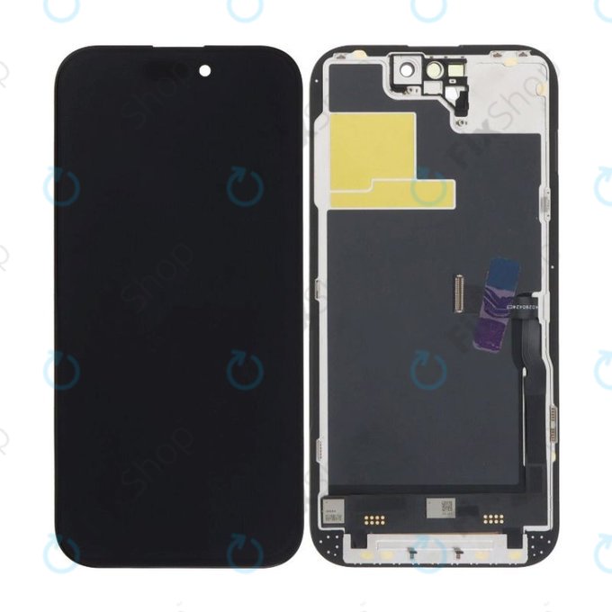 Дисплей In-Cell FHD за iPhone 14 Pro, Тъчскрийн с рамка, FixPremium