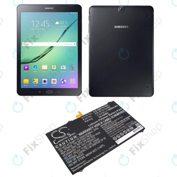 Батерия за Samsung Galaxy Tab S2, 5800mAh, Li-Pol, 3.8V, EB-BT810ABE, HQ