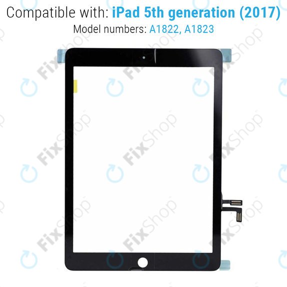 Тъчскрийн с бутон Home за iPad (5th Gen 2017), Space Gray