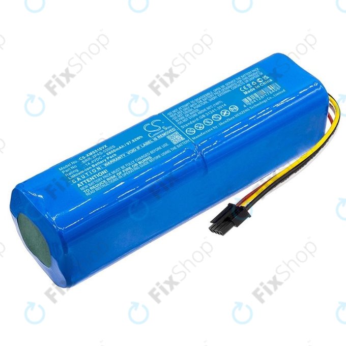 Батерия за Xiaomi Roborock S-series, T-series, Q-series, BRR-2P4S-6800, Li-Ion 14.4V 6800mAh, HQ
