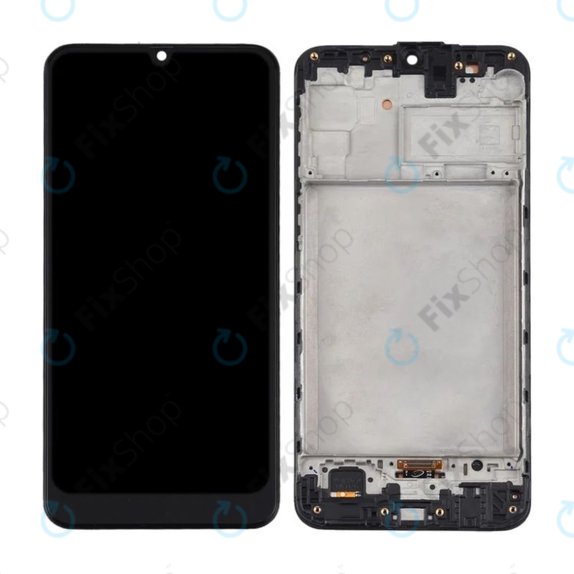 дисплей за Samsung M31 M315F, Тъчскрийн и рамка, Space Black, TFT