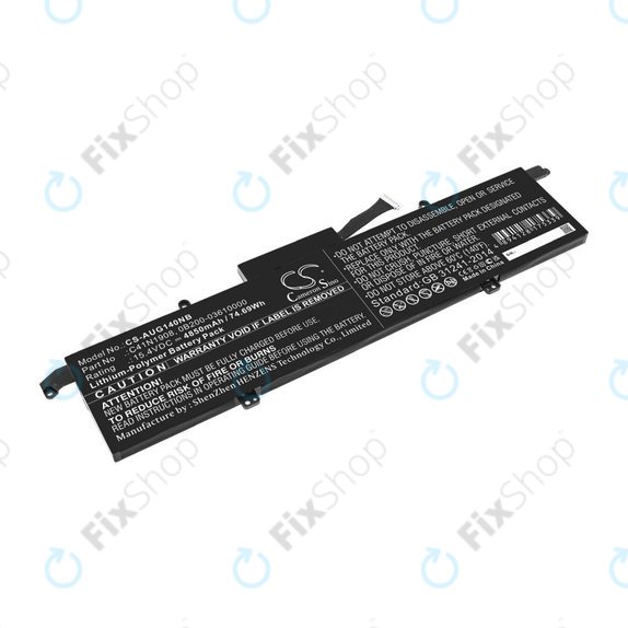 Батерия за Asus ROG Zephyrus G14 Ga401, 4850mAh, Li-Pol, 15.4V, C41N1908, HQ