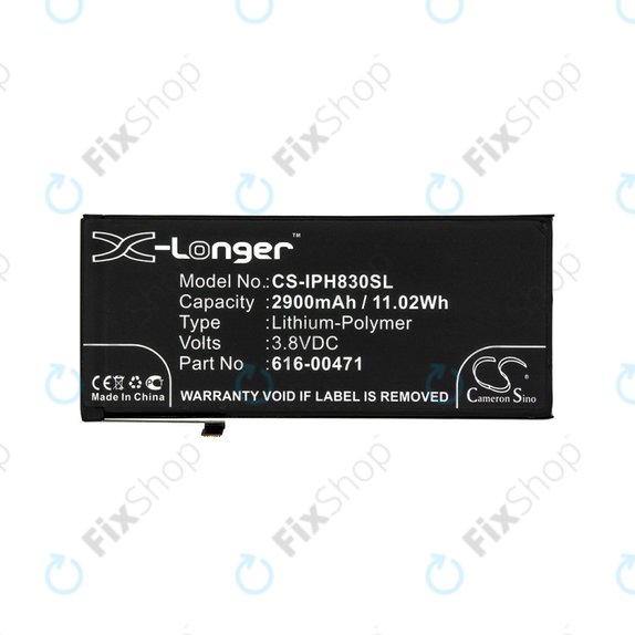 Батерия за iPhone XR, 616-00471, 616-00468, 2900mAh, HQ