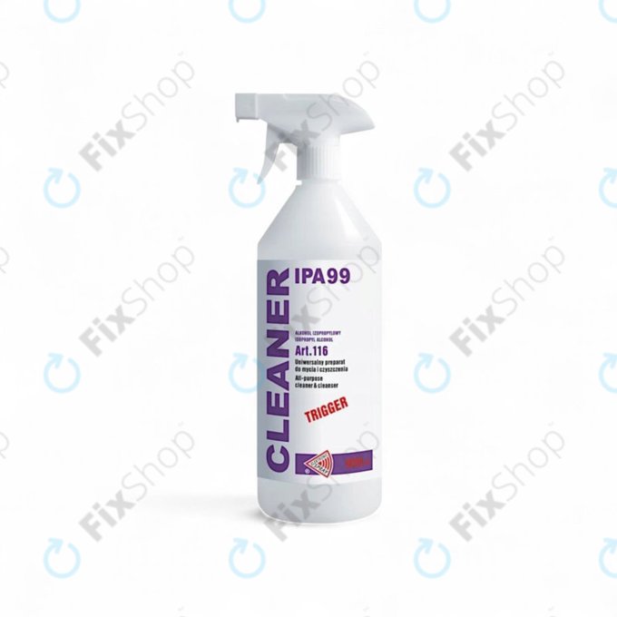 Изопропилов алкохол 99%, 1000 мл, с пулверизатор, Cleanser IPA