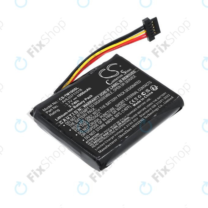 Батерия за TomTom GO 1000 Live, 1005, 2050, 1000mAh, Li-Ion, 3.7V, AHL03711018, HQ