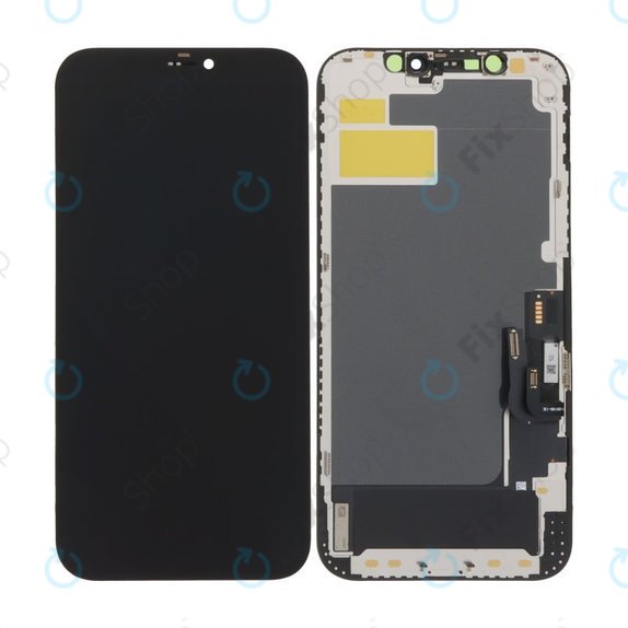Дисплей Soft OLED за iPhone 12, 12 Pro, Тъчскрийн с рамка, DIAGNOSTIC
