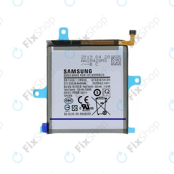 Батерия за Samsung A40 A405F, EB-BA405ABE, 3100mAh, GH82-19582A, Genuine Service Pack