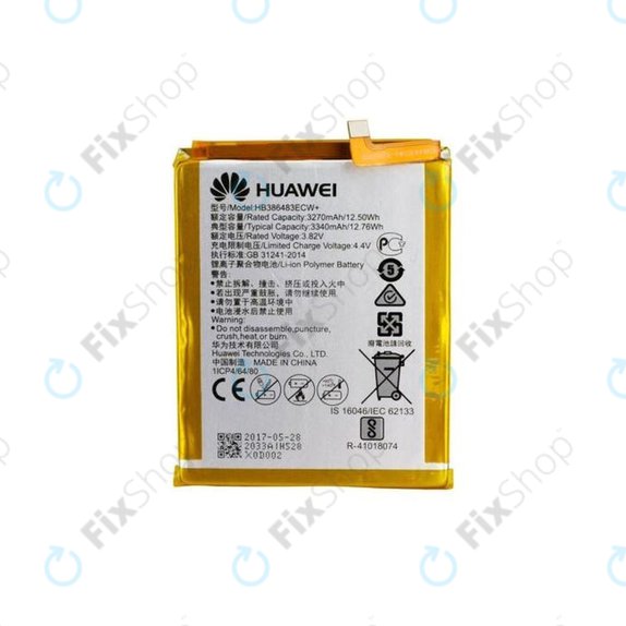 Батерия за Huawei Honor 6X (BLN-L21), HB386483ECW, 3340mAh, 24022033, Genuine Service Pack