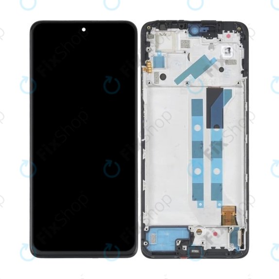 дисплей за Xiaomi Redmi Note 11 Pro 4G, 5G, Poco X4 Pro 5G, Тъчскрийн и рамка, Graphite Gray, TFT