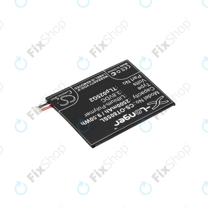 Батерия за Alcatel One Touch Pixi 8", 2500mAh, Li-Pol, 3.8V, TLp025G2, HQ