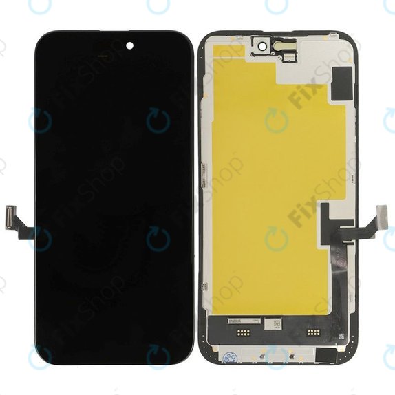 Дисплей Soft OLED за iPhone 15 Plus, Тъчскрийн с рамка, DIAGNOSTIC