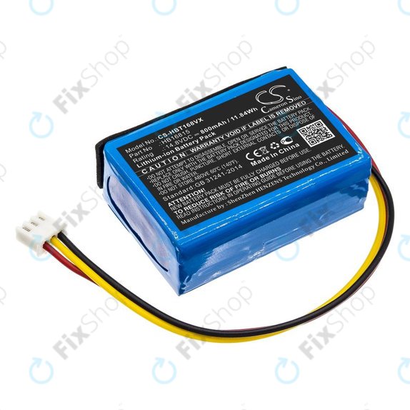 Батерия за Hobot 168, 188, 198, 268, 288, 298, 368, 388, 800mAh, Li-Ion, 14.8V, HB16815, HQ
