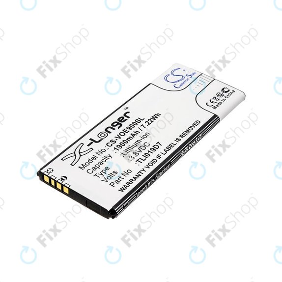 Батерия за Alcatel 1 Dual Sim, TCL 5033, Vodafone VFD, Telstra, 1900mAh, Li-Ion, 3.8V, TLI019D7, HQ