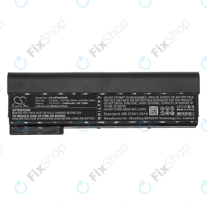 Батерия за HP ProBook 640 G1, 650 G1, 655 G1, 645 G1, 8400mAh, Li-Ion, 10.8V, CA06XL, HQ