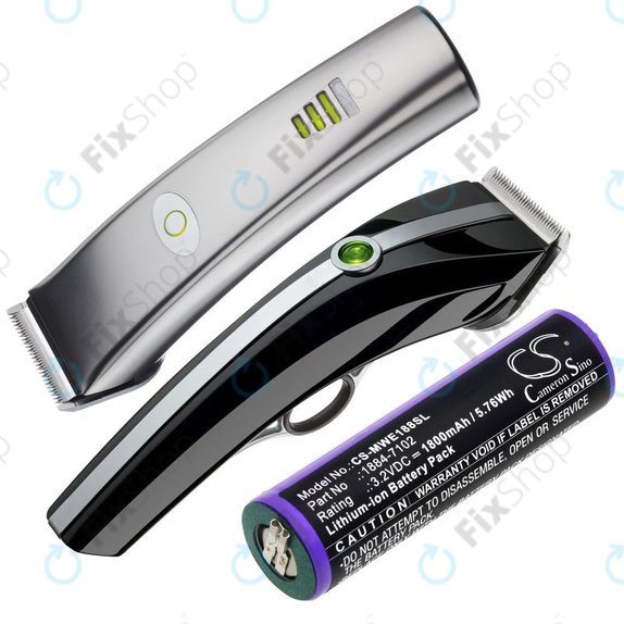 Батерия за Moser Ermila 1884, 1885, Wahl 1884 LI+PRO, Wahl Ermila 1884, 1885, 1800mAh, LiFePO4, 3.2V, -, HQ