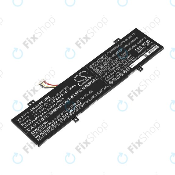 Батерия за Asus VivoBook Flip 14 Tp412fa/ua, 3550mAh, Li-Pol, 11.55V, C31N1733, HQ
