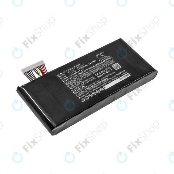 Батерия за MSI GT72, MSI WT72, 7500mAh, Li-Ion, 11.1V, BTY-L77, HQ