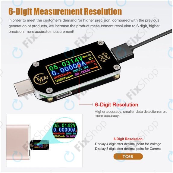 USB мултицет (USB-C), Joy-it JT-TC66C