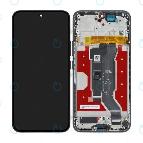 Дисплей за Honor 400, Midnight Black, Тъчскрийн с рамка, 0235APNR Genuine Service Pack