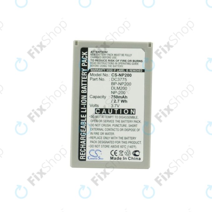 Батерия за Minolta DiMAGE X, Xi, Xt, Xt Biz, Xg, 750mAh, Li-Ion, 3.7V, NP-200, HQ