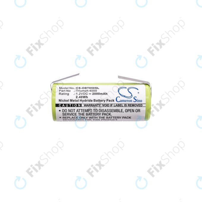 Батерия за Oral-B Triumph 4000, 2000mAh, Ni-MH, 1.2V, 3761, HQ