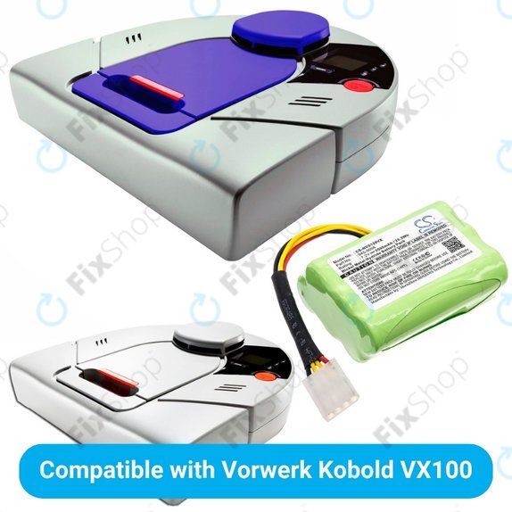 Батерия за Vorwerk Kobold VX100, 945-0006, Ni-MH 7.2V 3500mAh, HQ