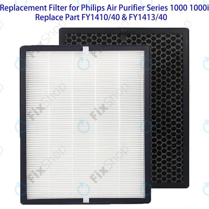 Philips 1000-series, 1000i-series, AC1214, AC1215, AC1217 - Комплект филтри (HEPA + Активен въглен)
