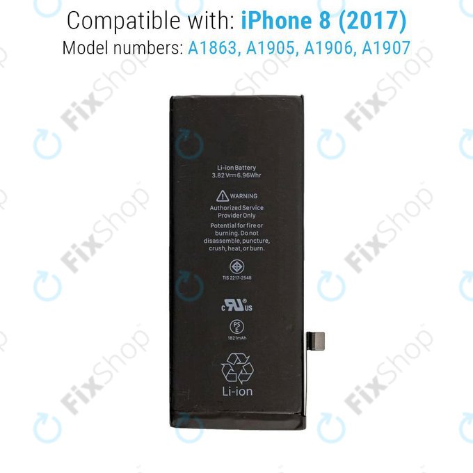 Батерия за iPhone 8, 1821mAh, Service Pack