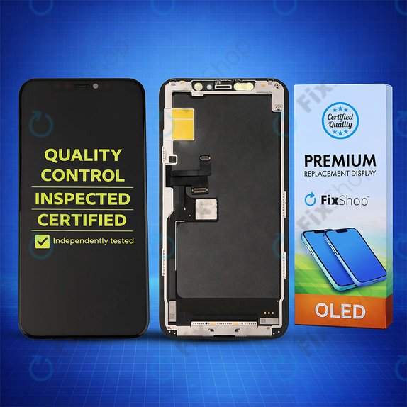 Дисплей Soft OLED за iPhone 11 Pro, Тъчскрийн с рамка, FixPremium