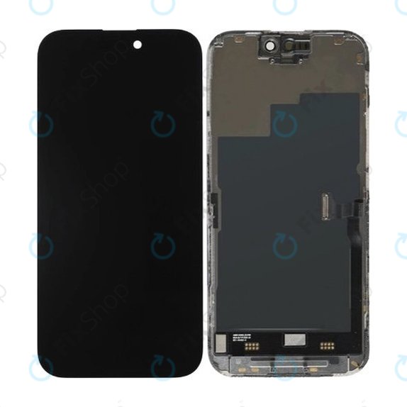 Дисплей Soft OLED за iPhone 16 Plus, Тъчскрийн с рамка, FixPremium