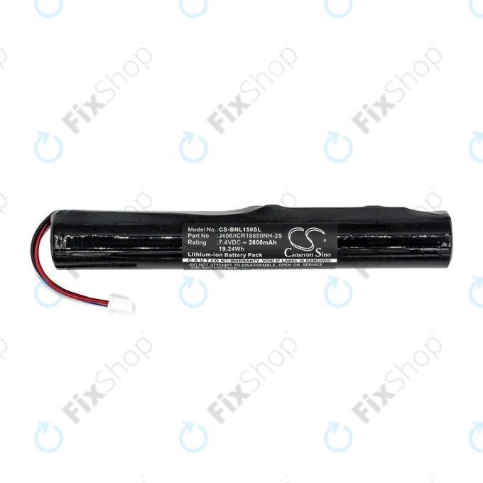 Батерия за Bang & Olufsen Beolit 15, 17, Beoplay A2, 2600mAh, Li-Ion, 7.4V, J406/ICR18650NH-2S, HQ