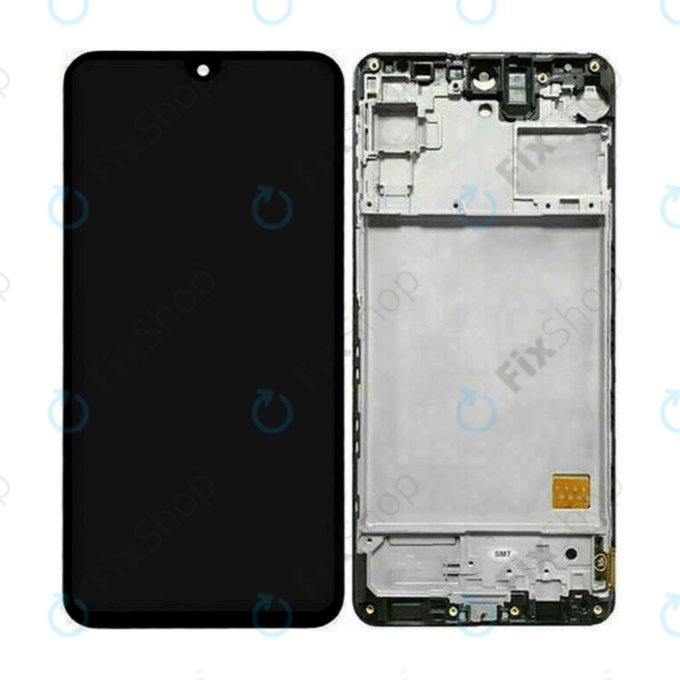 дисплей за Samsung M31s M317F, Тъчскрийн и рамка, Mirage Black, TFT