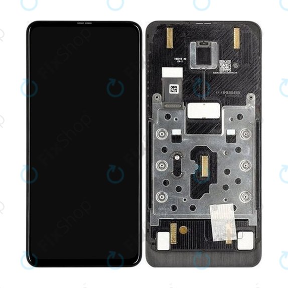 дисплей OLED за Xiaomi Mi Mix 3, Тъчскрийн и рамка, черен, Black